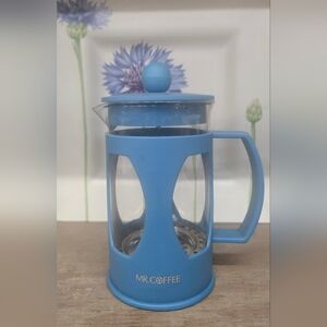 Mr. Coffee Sky Blue French Press Coffee Maker 22 Ounces
